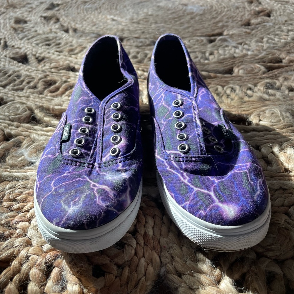 Purple Lightning Vans - Picture 7 of 8